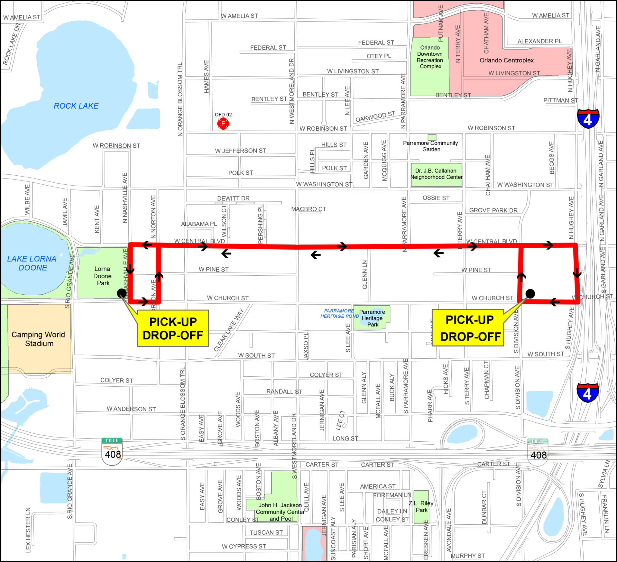 Transportation to Orlando Bowl Games - Florida Citrus Sports