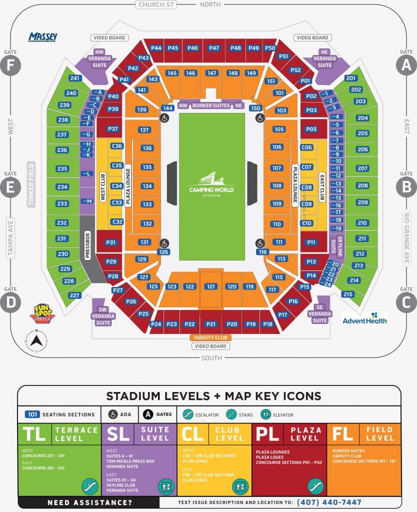 STADIUM MAP